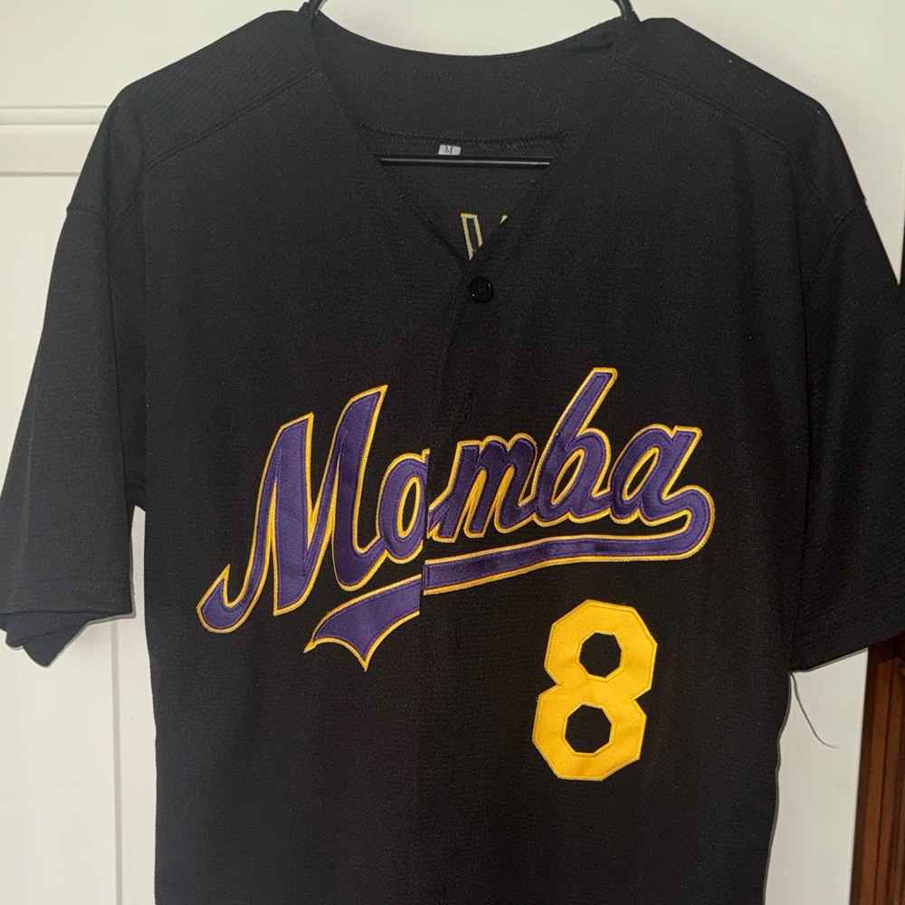 Black Mamba/ Kobe Bryant Baseball Jersey